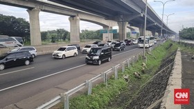 1,1 Juta Kendaraan Tinggalkan Jabodetabek via Jalan Tol
