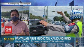 VIDEO: Pantauan Terkini Arus Mudik Tol Kalikangkung