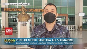 VIDEO: Puncak Mudik Terkini Bandara Adi Soemarmo