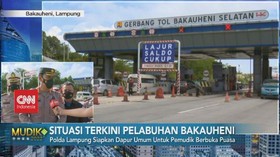VIDEO: Situasi Terkini di Tol Trans Sumatera & Pelabuhan Bakauhen