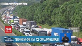 VIDEO: Terdampak One Way, Tol Cipularang Lumpuh