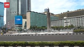 VIDEO: Ditinggal Warga Mudik, Jalan MH Thamrin dan Sekitarnya Sepi