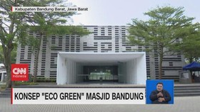 VIDEO: Konsep 'Eco Green' Masjid Bandung
