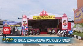 VIDEO: Pos Terpadu Sediakan Berbagai Fasilitas Untuk Pemudik
