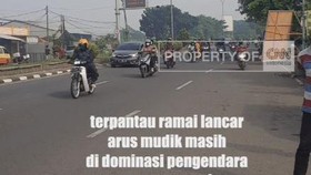 VIDEO: Situasi Arus Mudik di Jalur Arteri Karawang
