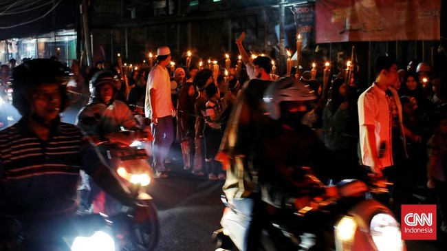 FOTO: Gema Takbir di Kota Hujan Sambut Lebaran 2022