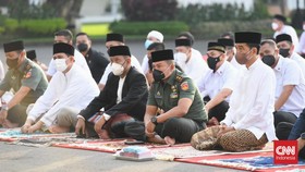Wamenag Ungkap Alasan Jokowi Salat Id di Yogyakarta