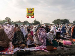 Momen Jemaah Salat Id di Bantul Bubar gegara Khotbah Bermuatan Politik
