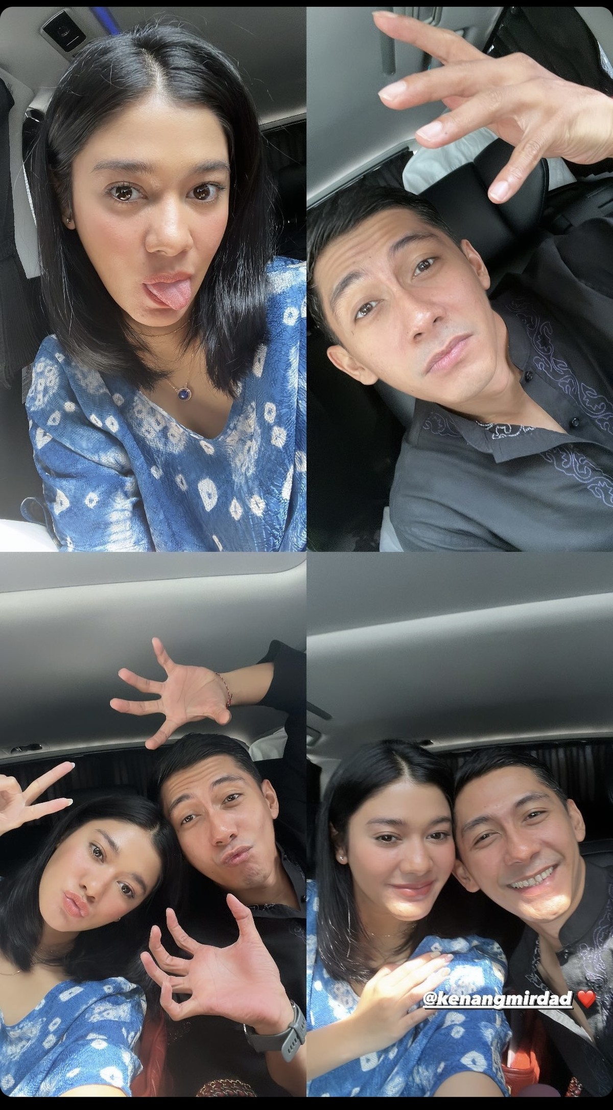 Kunjungi Rumah Sang Ayah&comma; Ini Potret Momen Lebaran Naysilla Mirdad