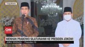 VIDEO: Menhan Prabowo Silaturahmi ke Presiden Jokowi