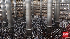 Jemaah Salat Id di Istiqlal Tembus 300 Ribu