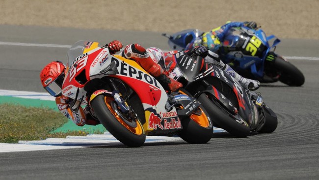 Marc Marquez membeberkan alasan melakukan kesalahan fatal yang berujung kehilangan podium di MotoGP Spanyol 2022 di Sirkuit Jerez, Minggu (1/5).