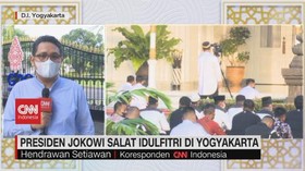 VIDEO: Presiden Jokowi Salat Id di Yogyakarta