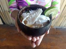 Uniknya Rasa Rujak Kelapa di Denpasar, Hanya Rp 7.000 Seporsi