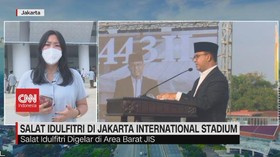 VIDEO: Salat Idulfitri di Jakarta International Stadium