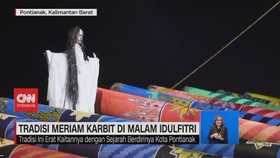 VIDEO: Tradisi Meriam Karbit di Malam Idul Fitri