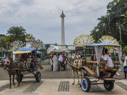 Kabar Baik! Kawasan Monas Dibuka Lagi untuk Umum Mulai Hari Ini