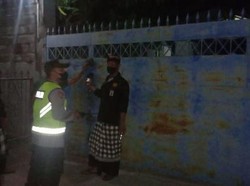 Ditinggal Mudik, Rumah Warga di Banjar Tega Denpasar Diawasi Polisi
