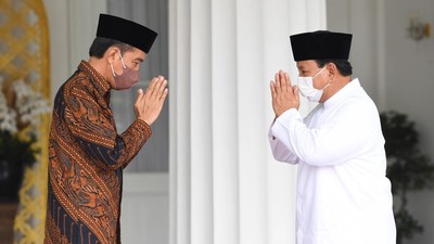 Survei: Prabowo Menteri Terbaik saat Kepuasan Terhadap Jokowi Menurun