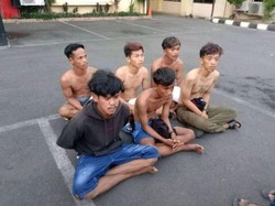 Tampang 6 Pemuda di Makassar yang Malah Tawuran Saat Lebaran