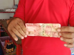Uang Palsu Pecahan Rp 100 Ribu Diduga Beredar di Bone, Pelaku Tipu Pedagang