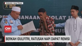 VIDEO: Berkah Idulfitri, Ratusan Napi Dapat Remisi