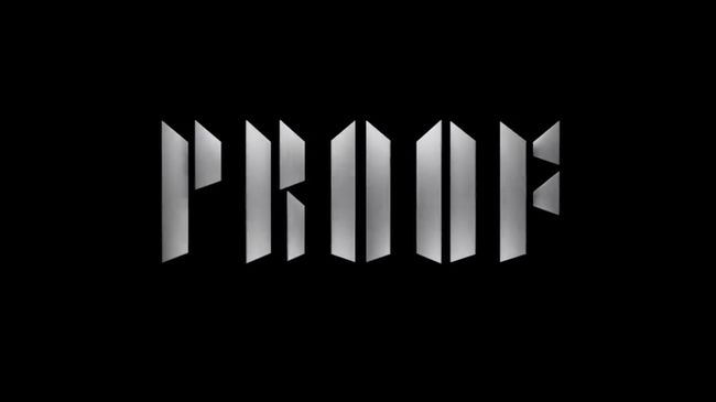 BTS Pamer Logo Album Baru, Proof BTS memamerkan logo album baru bertajuk PROOF. Fan bisa mulai pesan album terbaru BTS 5 Mei. Album baru BTS rilis 10 Juni.
