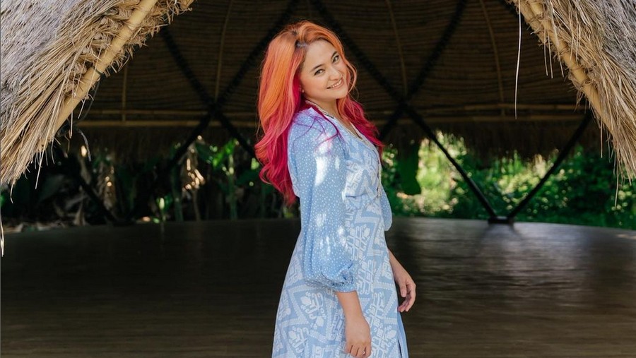 Marshanda mengalami penurunan berat badan setelah diet.