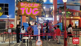 Menjajal Kapal Rockin' Tug, Wahana Baru Trans Studio Cibubur
