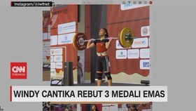 VIDEO: Windy Cantika Rebut 3 Medali Emas