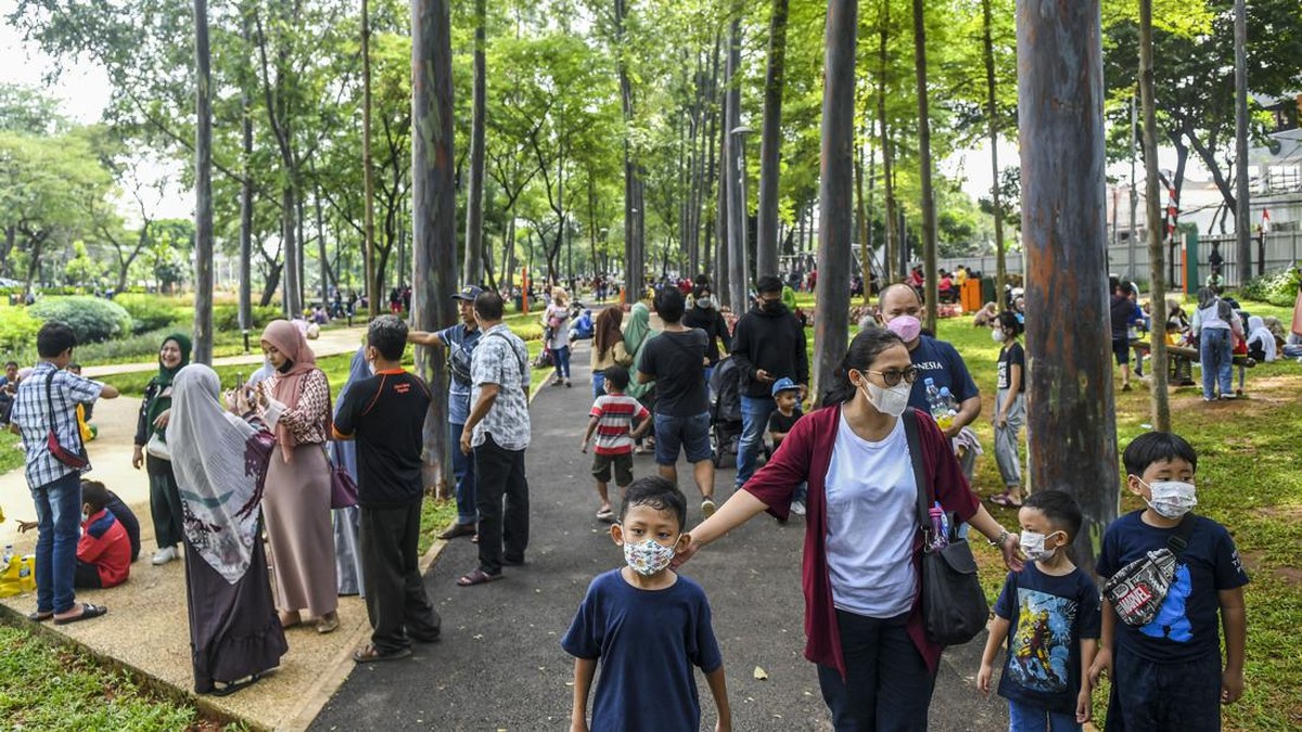 FOTO: Libur Lebaran dengan Berwisata ke Tebet Eco Park