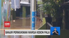 VIDEO: Banjir Rendam Permukiman Warga di Jakarta