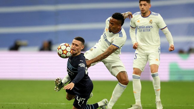 Real Madrid bermain imbang tanpa gol melawan Manchester City di babak pertama pada leg kedua semifinal Liga Champions.