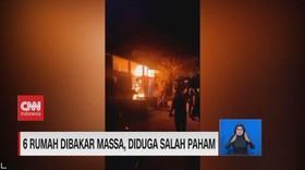 VIDEO: Salah Faham Gara Gara Petasan, 6 Rumah Warga Dibakar Massa
