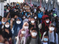 Puncak Arus Balik, 43.500 Pemudik Via Kereta Tiba di Jakarta Siang Ini