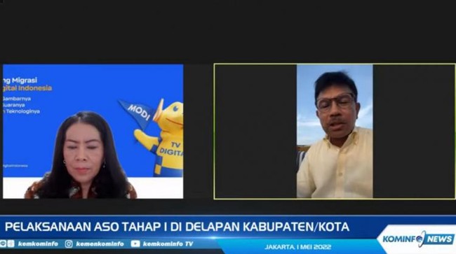 Untuk memastikan pelaksanaan program penghentian siaran televisi analog (ASO) berjalan baik, Kemenkominfo terus melakukan monitoring dan koordinasi.