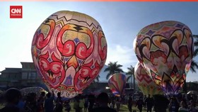 VIDEO: Sempat Terhenti, Festival Balon Udara Raksasa Digelar Lagi
