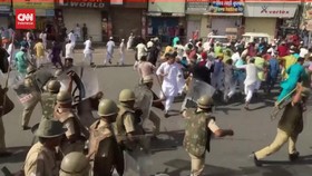 VIDEO: Usai Salat Id, Warga Muslim Kota Jodhpur India Terlibat Bentrok