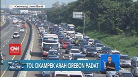 VIDEO: Tol Cikampek Arah Cirebon Padat