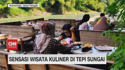 VIDEO: Sensasi Kuliner di Tepi Sungai