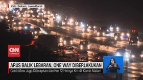 VIDEO: Skema One Way dan Contraflow Arus Balik Mulai Diterapkan