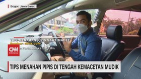 VIDEO: Tips Menahan Pipis di Tengah Kemacetan Mudik
