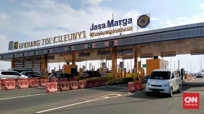 Hingga Sabtu (7/5) sore, tercatat 20.161 kendaraan melintas ke pintu masuk Gerbang Tol Cileunyi arah Jabodetabek.