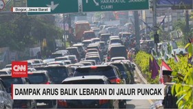 VIDEO: Dampak Arus Balik Lebaran di Jaur Puncak