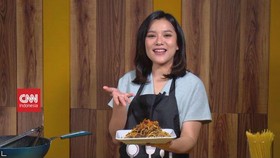 VIDEO: Gurih Praktis Spageti Rendang Sisa Lebaran