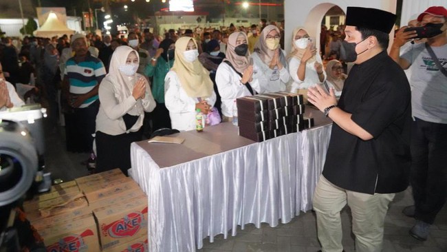 Kementerian BUMN menggelar operasi pasar murah tanpa henti sejak Ramadhan untuk mendorong pemerataan dan keseimbangan pasar.