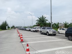 Arus Balik di Tol Medan-Binjai