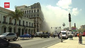 VIDEO: 22 Orang Tewas Akibat Ledakan di Hotel Havana Kuba
