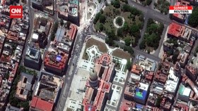 VIDEO: Foto Satelit Tunjukkan Pasca Ledakan Hotel Saratoga Kuba