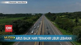 VIDEO: Pantauan Udara Arus Balik Hari Terakhir Libur Lebaran Cikampek